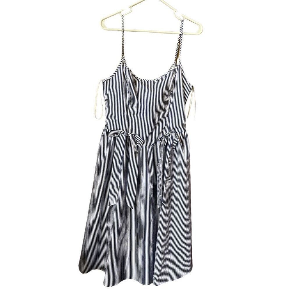 In The Beginning size L sides stripes bows sundress